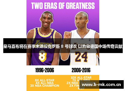 皇马宣布将在赛季末退役克罗斯 8 号球衣 以致敬德国中场传奇贡献 皇马宣布将在赛季末退役克罗斯 8 号球衣 以致敬德国中场传奇贡献